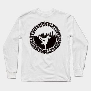 East Flatbush Groove: Street Moves for B-Boy Spirits Long Sleeve T-Shirt